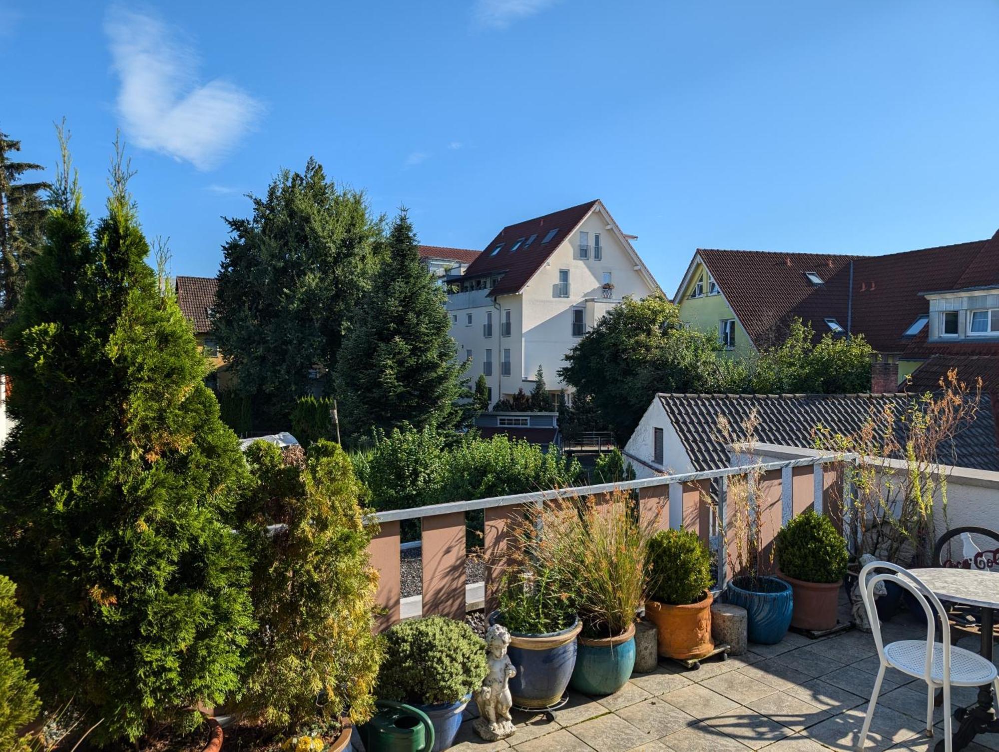 Storchennest - Schoenes, Ruhiges Apartment Mit Sonnenterrasse Tettnang Eksteriør bilde